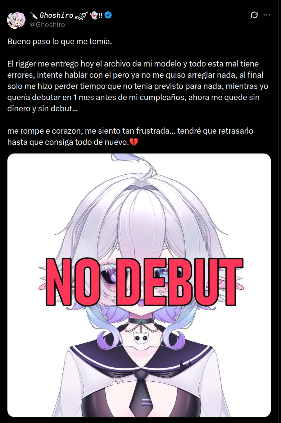 El post del estallido