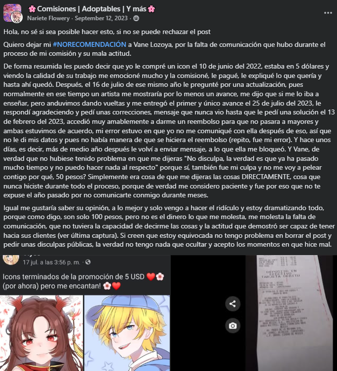 Antecedente de 2023