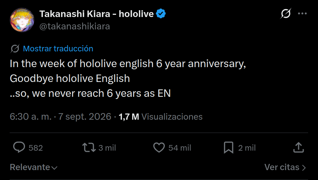 El post de Kiara