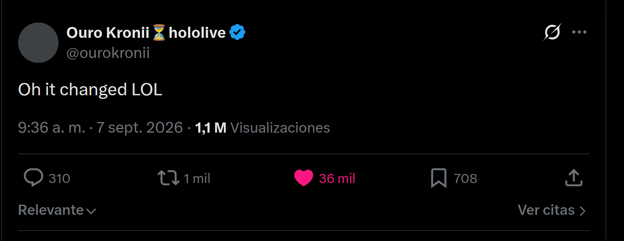 El post de Kronii