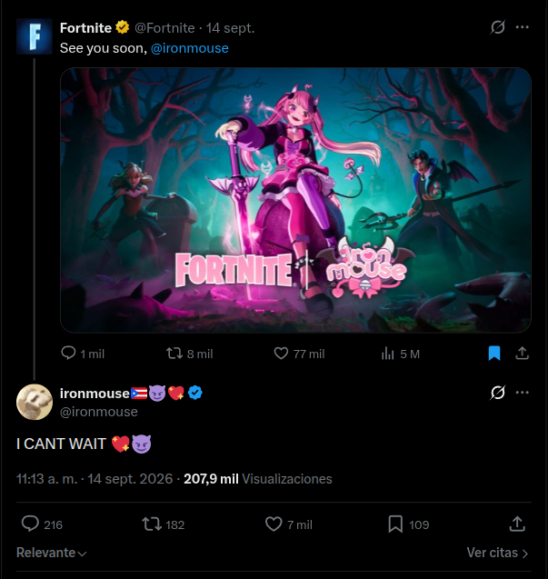 Ironmouse vs su estándar