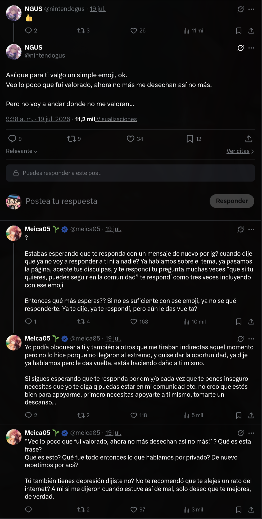 Gus vs Meica