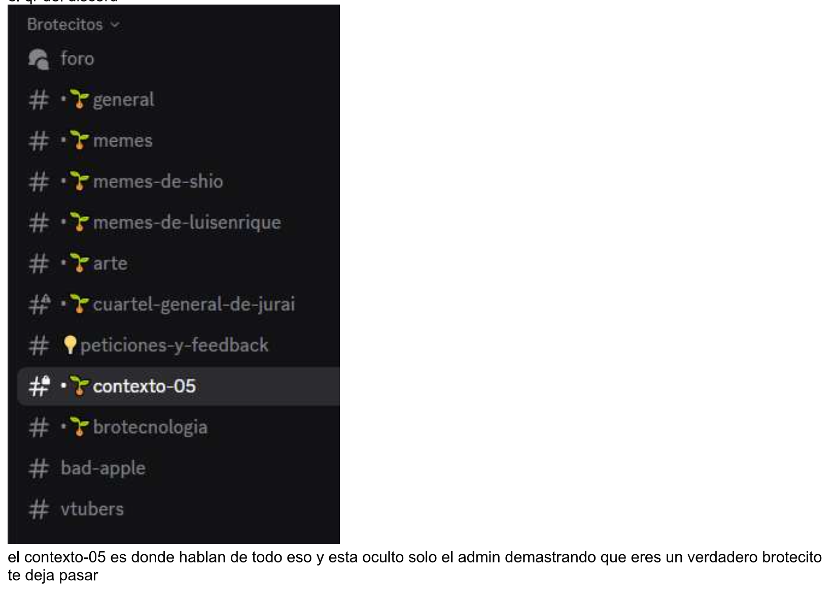 Canal #contexto-05 oculto