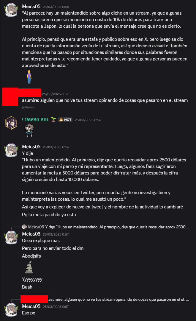 Discord 25/3/25 — el origen de la meta